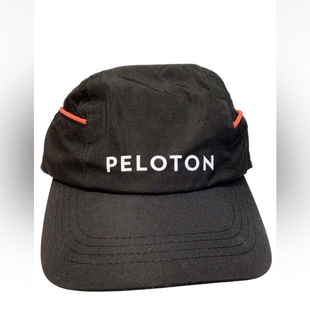 Peloton Black Cycling Baseball Cap Hat NEW
